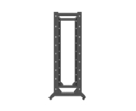 LANBERG Stojąca 19" 42U 600x800mm Open Rack (czarna) OR01-6842-B - 455672 - zdjęcie 5